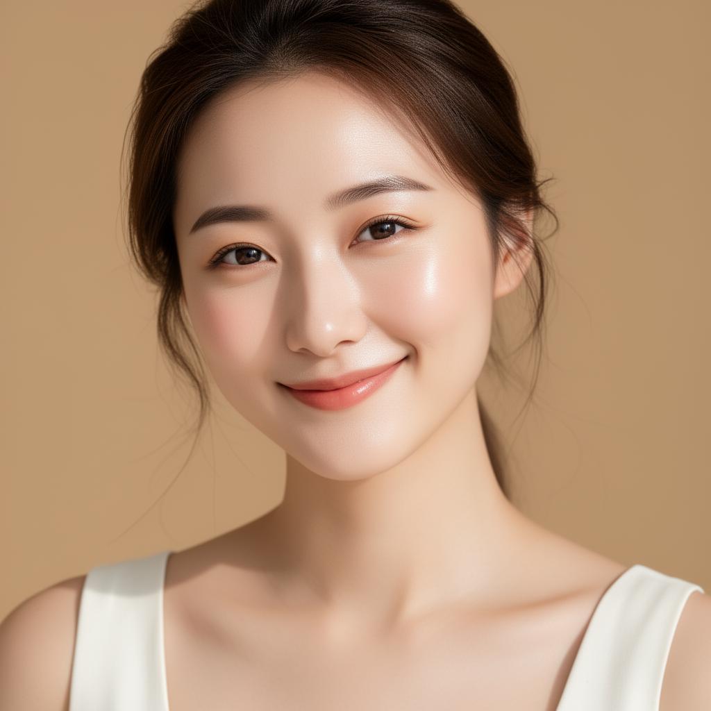 A confident Malaysian woman after her face analysis